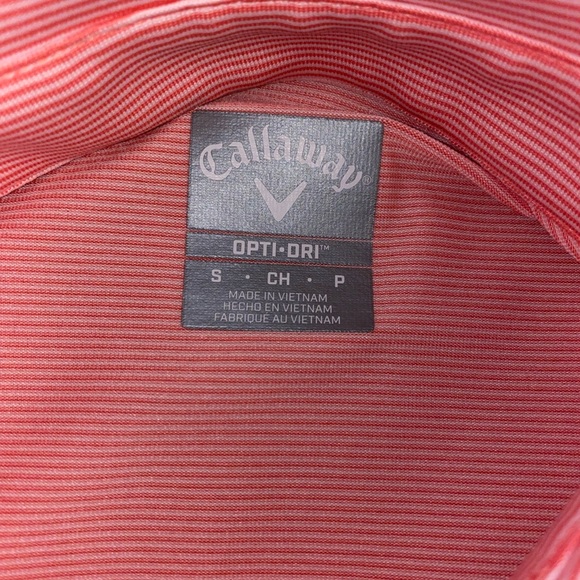 (Description for Size) Men’s Pink Callaway Polo - Picture 3 of 3